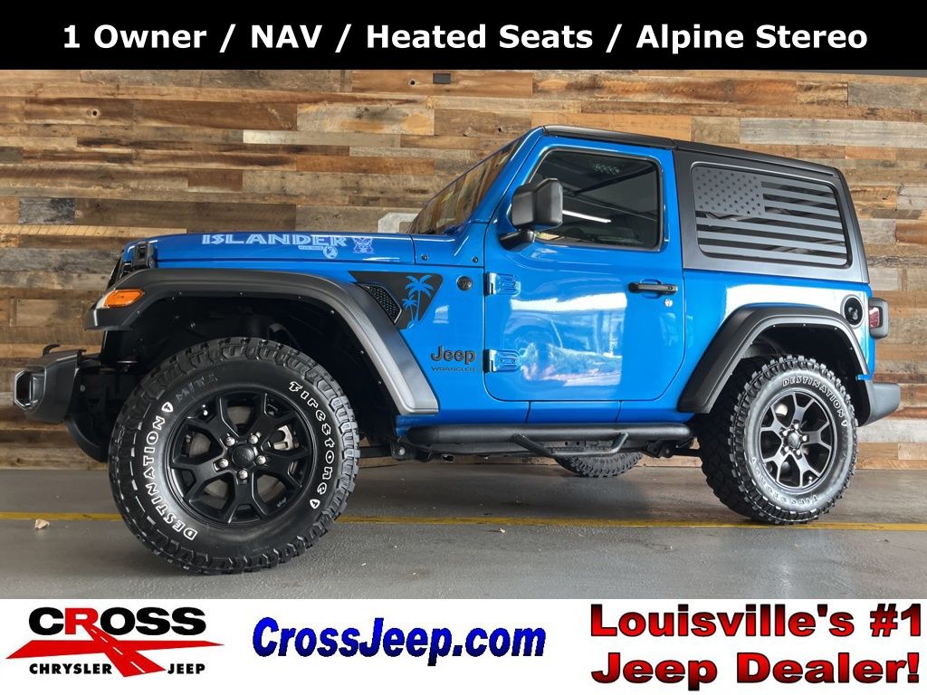 Hydro Blue Pearl Coat 2022 Jeep Wrangler Willys 4WD SUV / Crossover Four-Wheel Drive 8-Speed Automatic