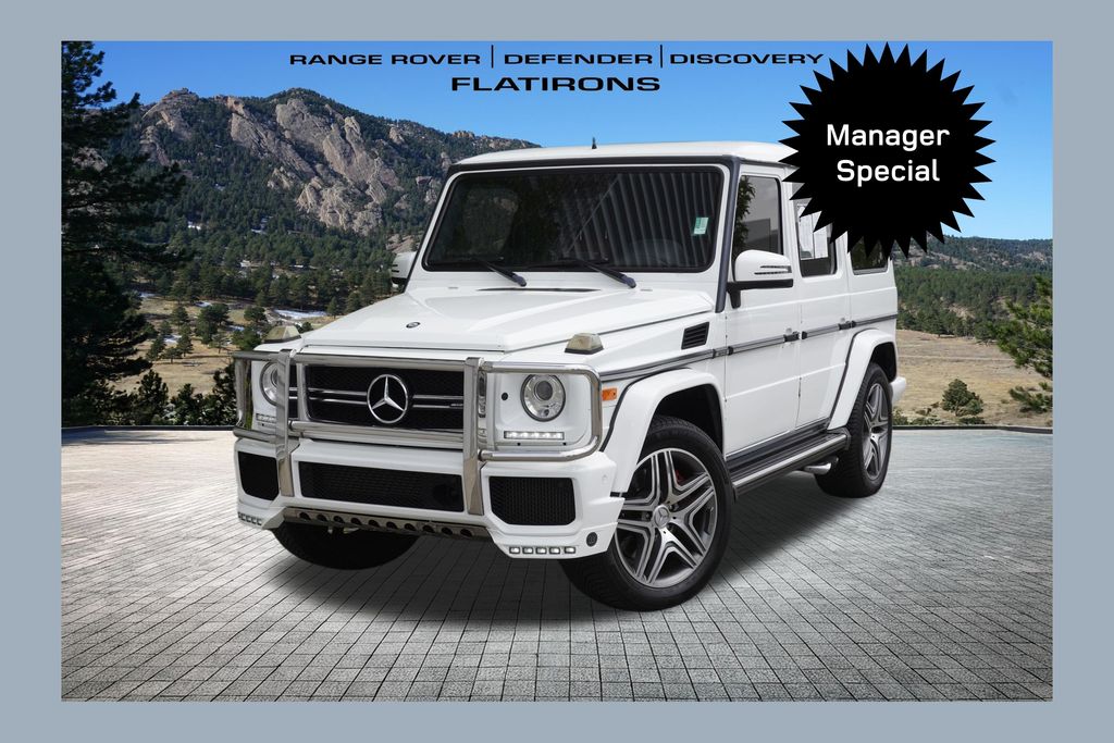 White 2016 Mercedes-Benz G-Class SUV / Crossover All-Wheel Drive 7-Speed Automatic