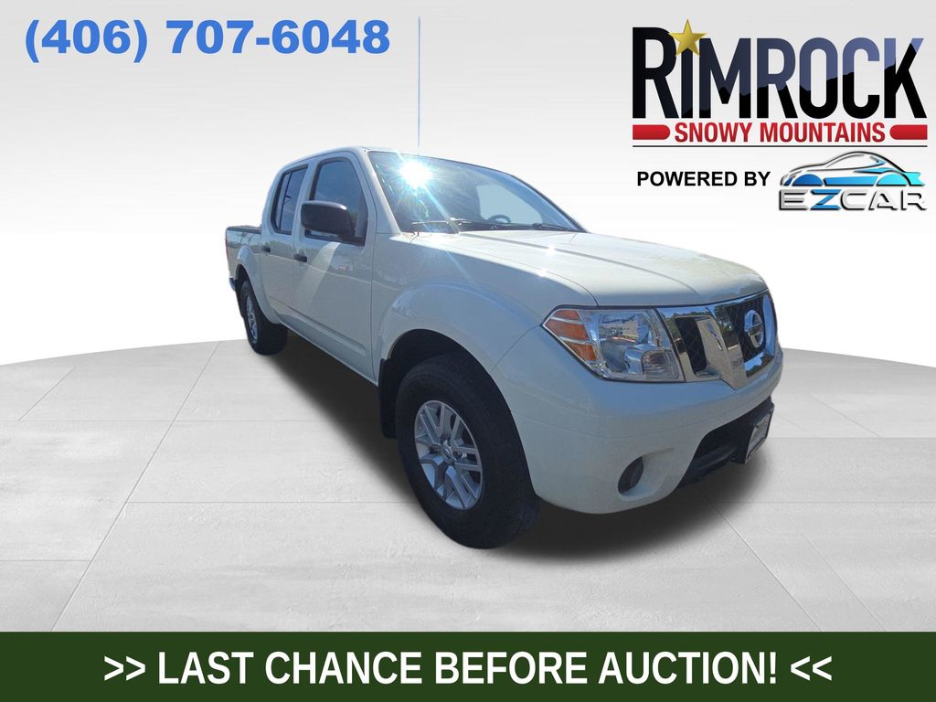 Glacier White 2021 Nissan Frontier Pickup Truck Four-Wheel Drive 9-Speed Automatic