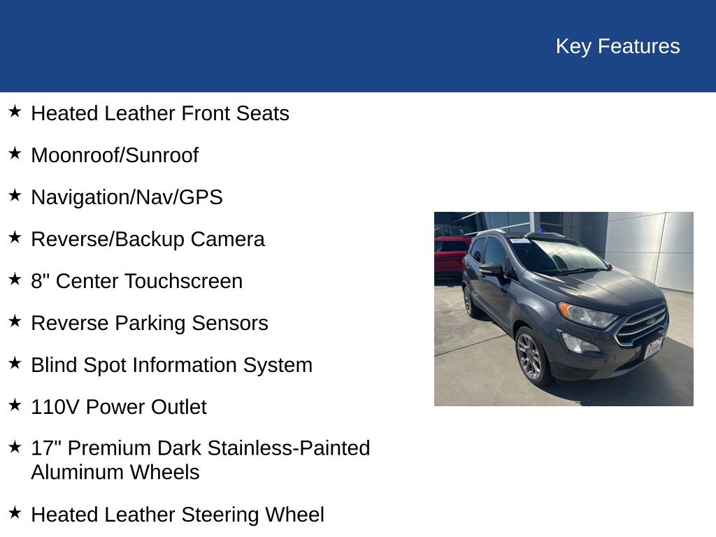 2019 Ford EcoSport Titanium