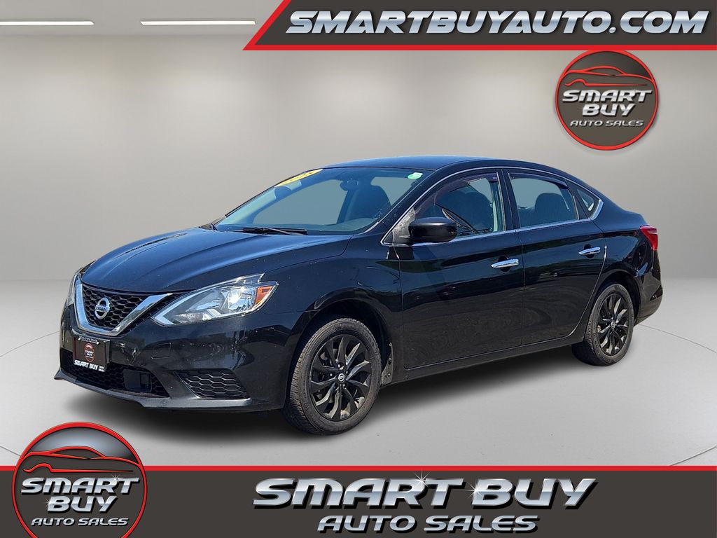 Super Black 2018 Nissan Sentra Sedan Front-Wheel Drive Continuously Variable Transmission
