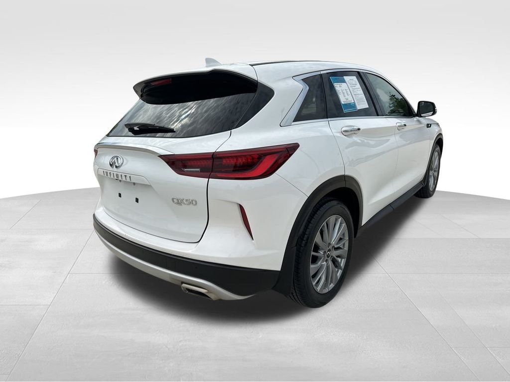 2023 Lunar White INFINITI QX50 PURE FWD SUV