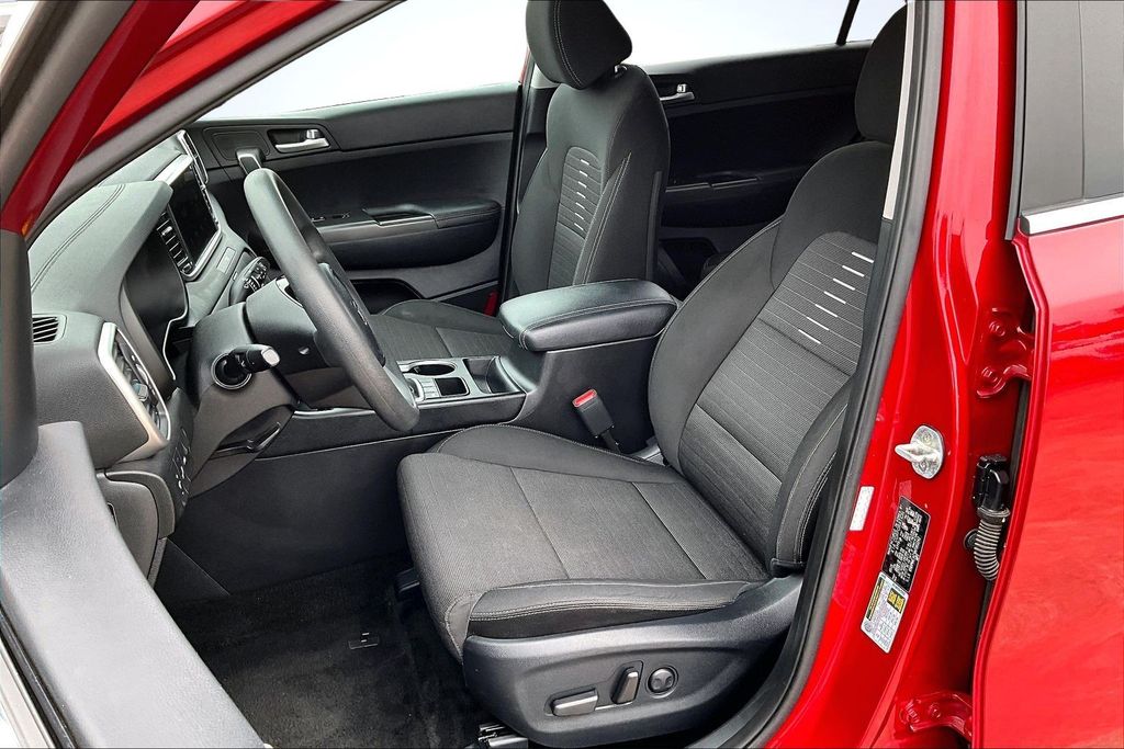 2022 Kia Sportage LX Red at DeMontrond Automotive Group