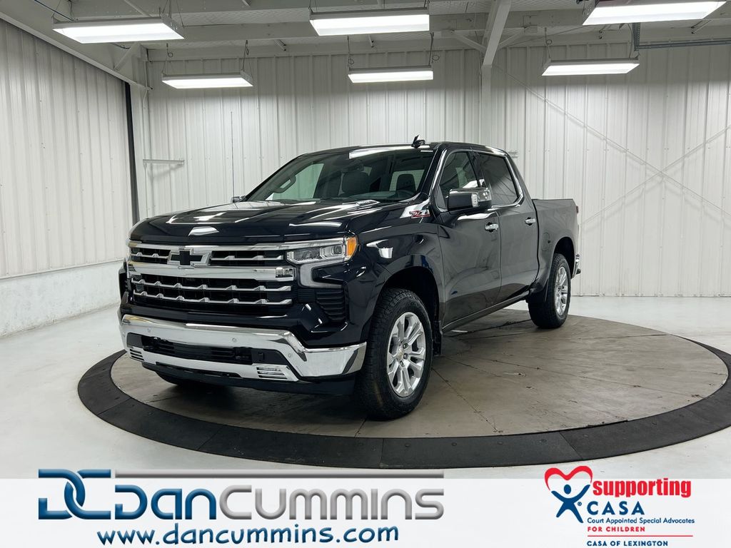 Dark Ash Metallic 2023 Chevrolet Silverado 1500 Pickup Truck Four-Wheel Drive Automatic