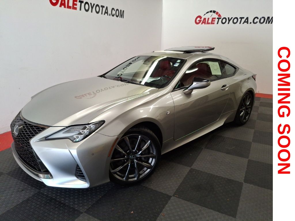 Silver 2019 Lexus RC Coupe Rear-Wheel Drive 8-Speed Automatic