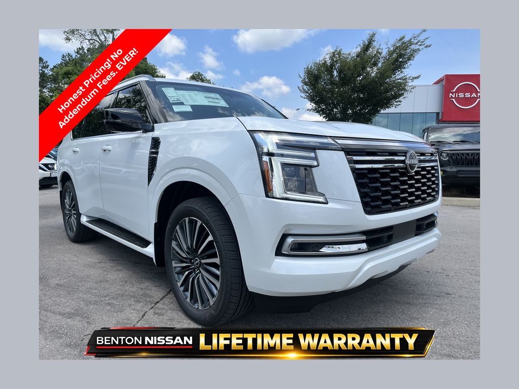 Everest White Pearl Tricoat 2026 Nissan Armada SUV / Crossover Four-Wheel Drive 9-Speed Automatic