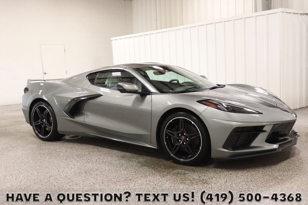 Hypersonic Gray Metallic 2024 Chevrolet Corvette Coupe Rear-Wheel Drive 8-Speed Dual Clutch