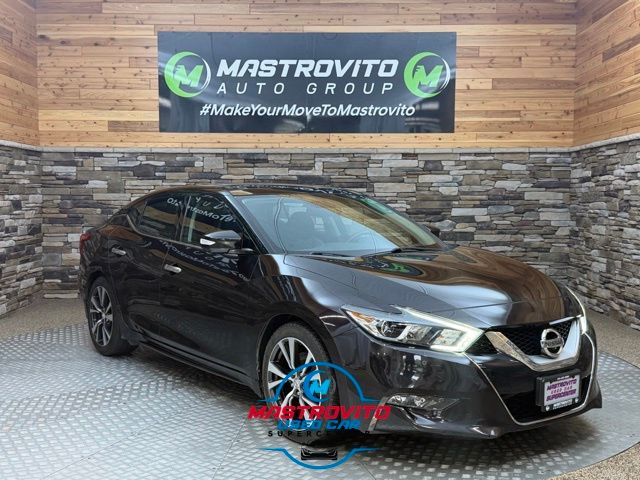 Bordeaux Black 2016 Nissan Maxima Sedan Front-Wheel Drive Continuously Variable Transmission