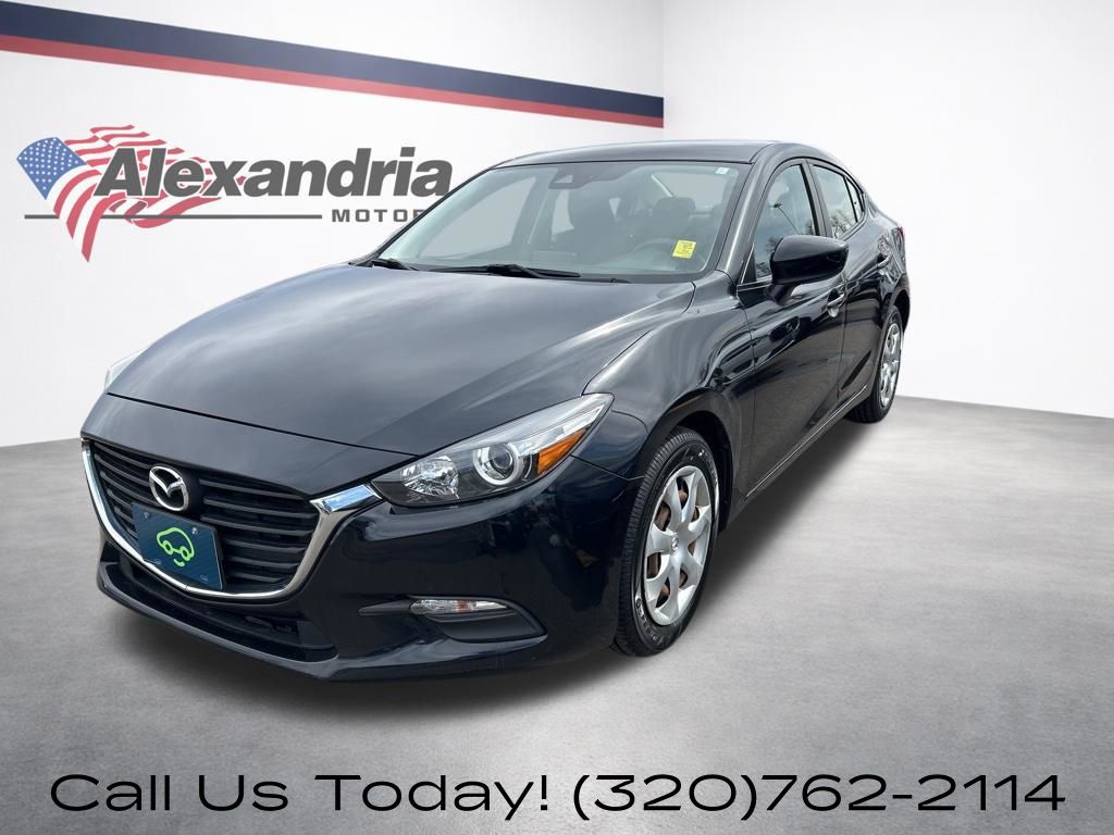 Jet Black Mica 2018 Mazda MAZDA3 Sport Sedan Front-Wheel Drive 6-Speed Automatic