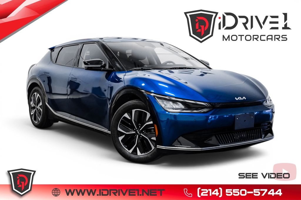 Yacht Blue 2023 Kia EV6 SUV / Crossover All-Wheel Drive 1-Speed Automatic