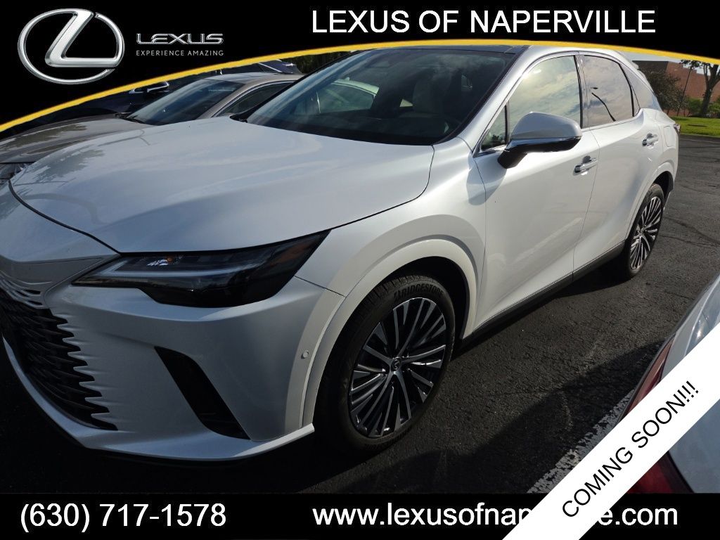 Eminent White Pearl 2025 Lexus RX Hybrid SUV / Crossover All-Wheel Drive Continuously Variable Transmission