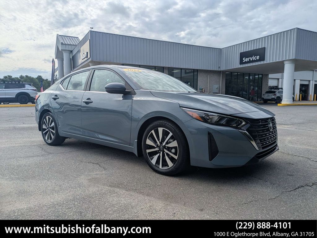 Gray Metallic 2024 Nissan Sentra Sedan Front-Wheel Drive Continuously Variable Transmission