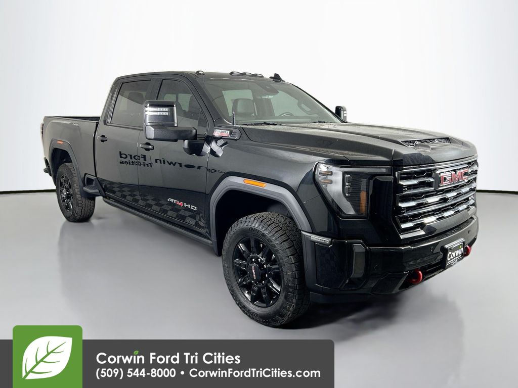 Onyx Black 2024 GMC Sierra 2500HD Pickup Truck Four-Wheel Drive Automatic