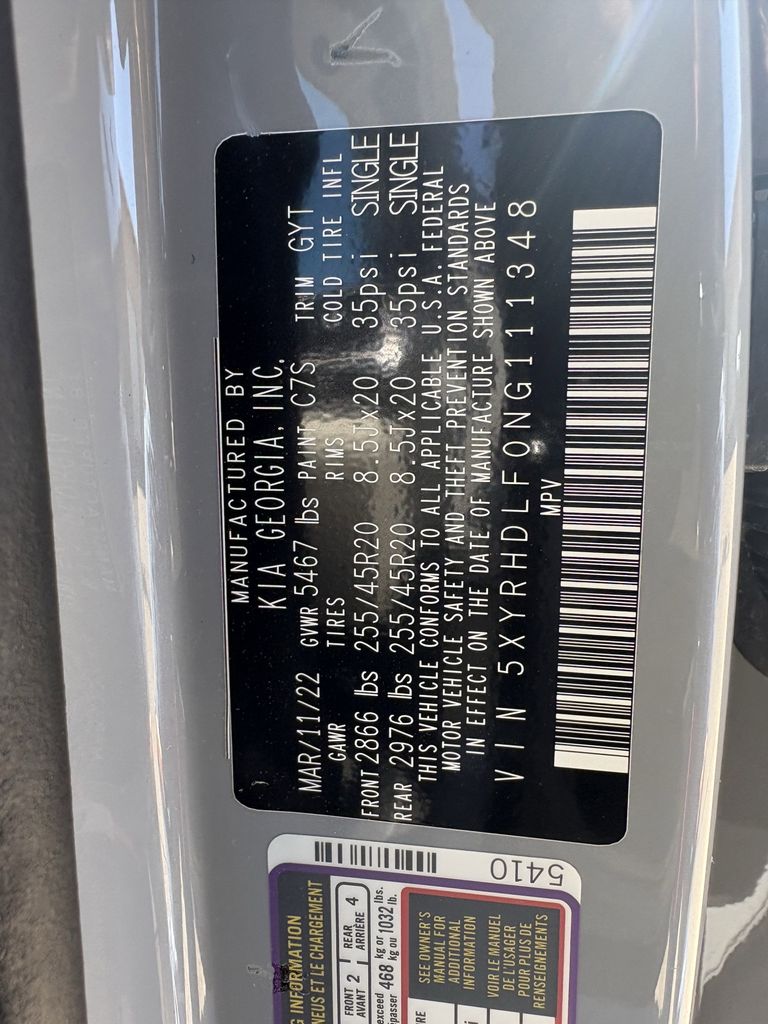 Used 2022 Wolf Gray Kia X-Line EX image 29