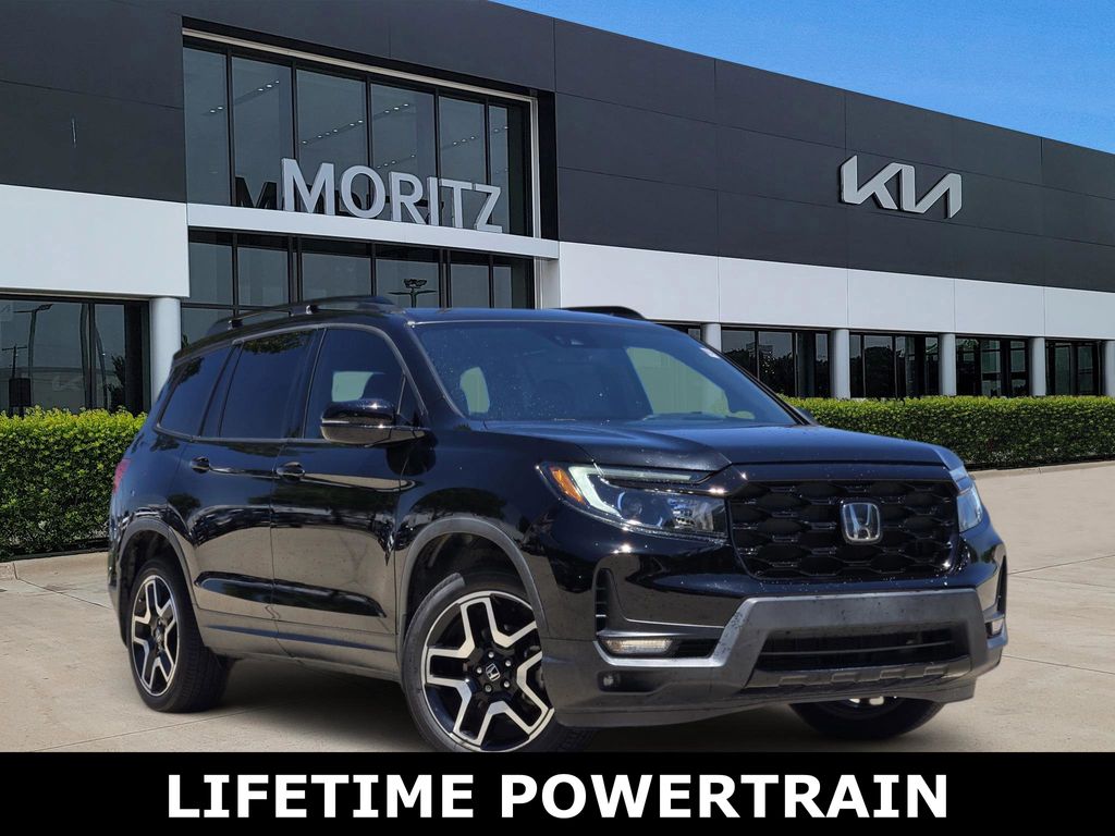 Crystal Black Pearl 2022 Honda Passport Elite AWD SUV / Crossover All-Wheel Drive 9-Speed Automatic