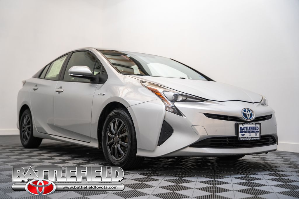 Classic Silver Metallic 2016 Toyota Prius Hatchback Front-Wheel Drive Continuously Variable Transmission