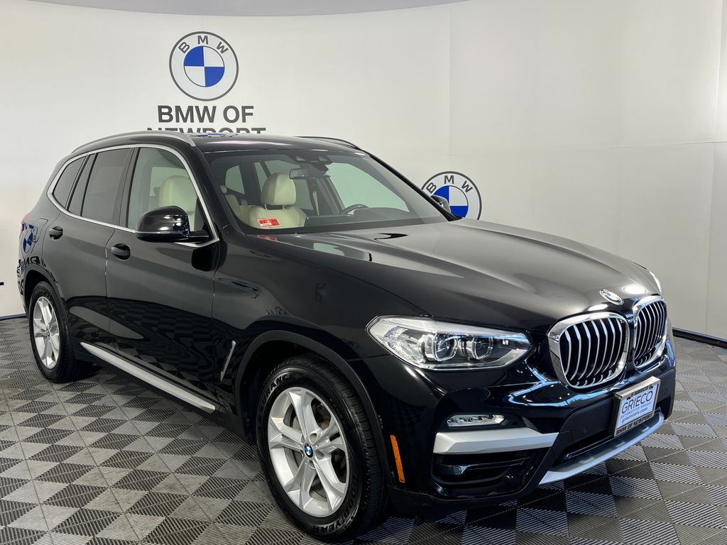 Jet Black 2019 BMW X3 SUV / Crossover All-Wheel Drive 8-Speed Automatic