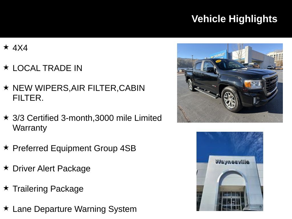 used 2021 GMC Canyon car, priced at $25,900