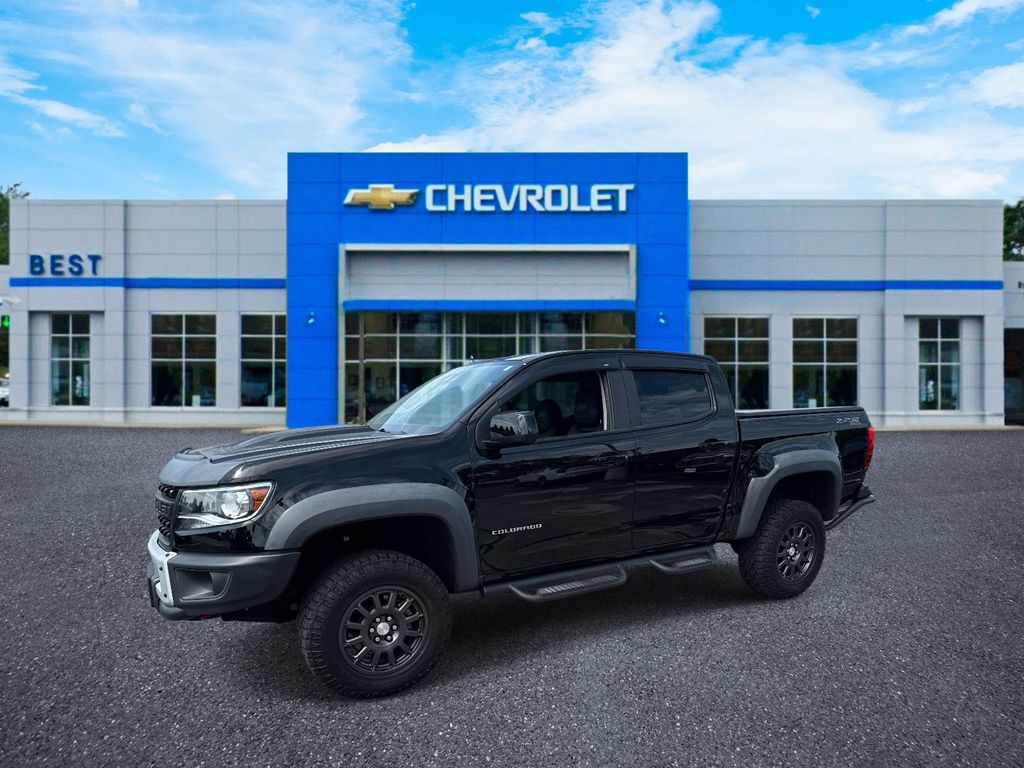 Black 2022 Chevrolet Colorado ZR2 Crew Cab 4WD Pickup Truck Four-Wheel Drive 8-Speed Automatic