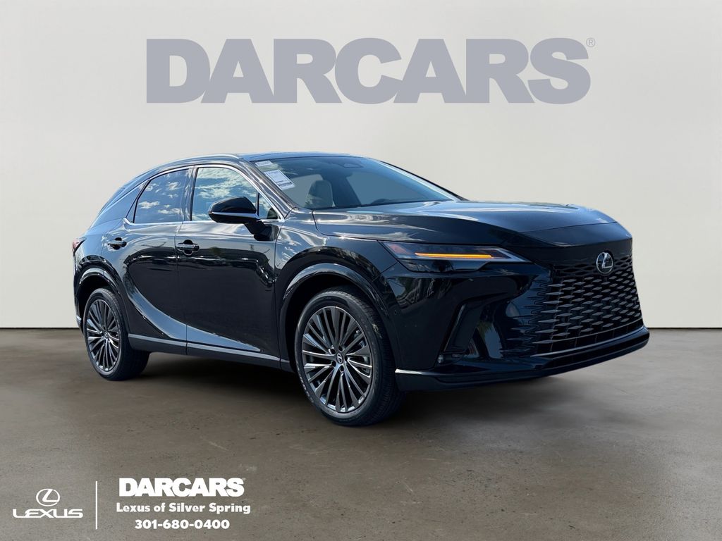 Black (Caviar) 2026 Lexus RX Hybrid 350h Luxury AWD SUV / Crossover All-Wheel Drive Continuously Variable Transmission