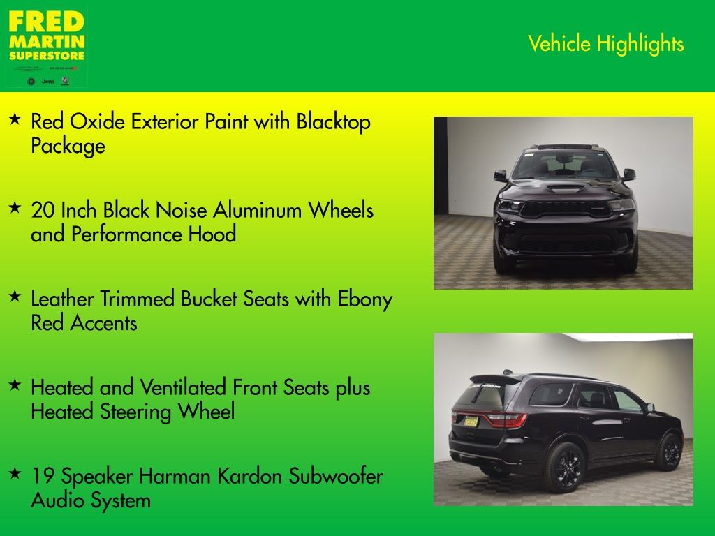 new 2026 Dodge Durango car, priced at $45,760