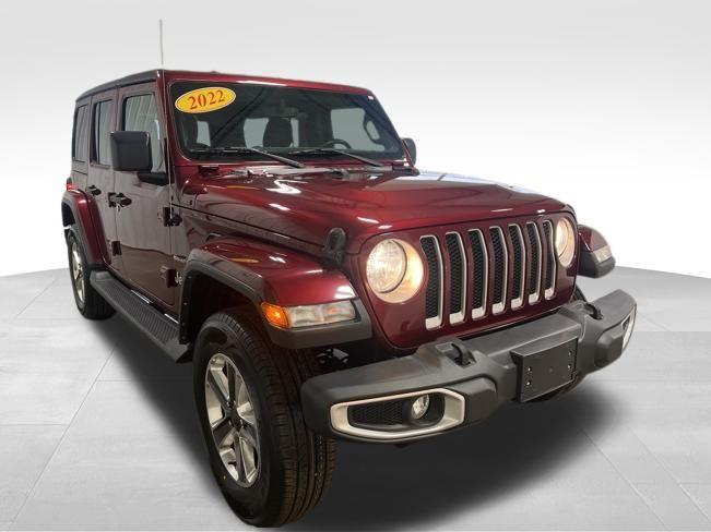 Snazzberry Pearlcoat 2022 Jeep Wrangler SUV / Crossover Four-Wheel Drive 8-Speed Automatic