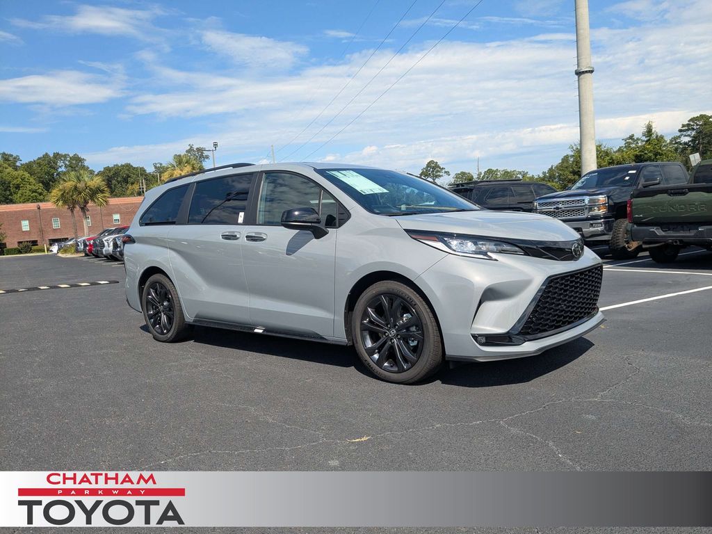 Cement Gray 2026 Toyota Sienna Minivan Front-Wheel Drive Continuously Variable Transmission