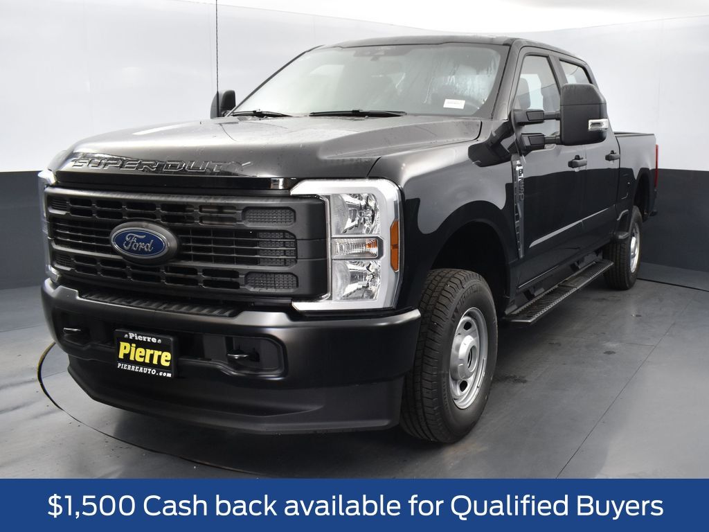 Black Metallic 2026 Ford F-250 Super Duty XL Crew Cab 4WD Pickup Truck Four-Wheel Drive Automatic
