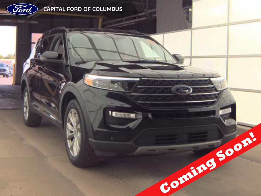 Black Metallic 2024 Ford Explorer SUV / Crossover All-Wheel Drive Automatic
