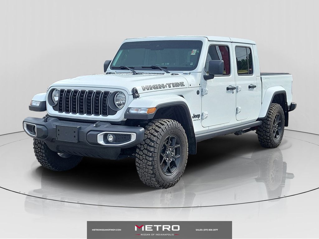 Bright White Clearcoat 2025 Jeep Gladiator Pickup Truck Four-Wheel Drive 8-Speed Automatic