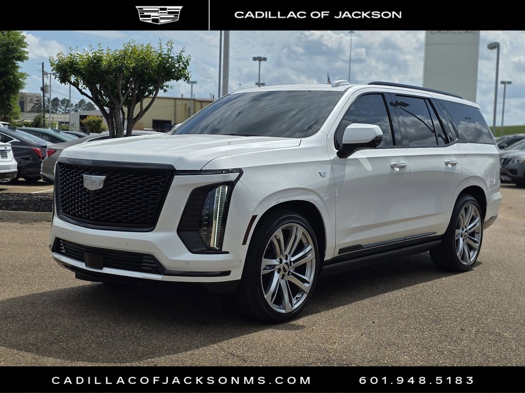 Crystal White Tricoat 2025 Cadillac Escalade Sport Platinum 4WD SUV / Crossover Four-Wheel Drive Automatic