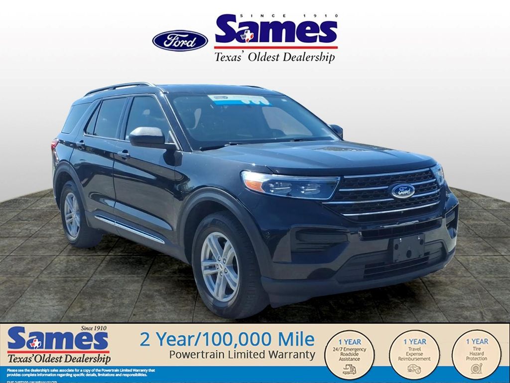 Agate Black Metallic 2024 Ford Explorer SUV / Crossover Rear-Wheel Drive Automatic