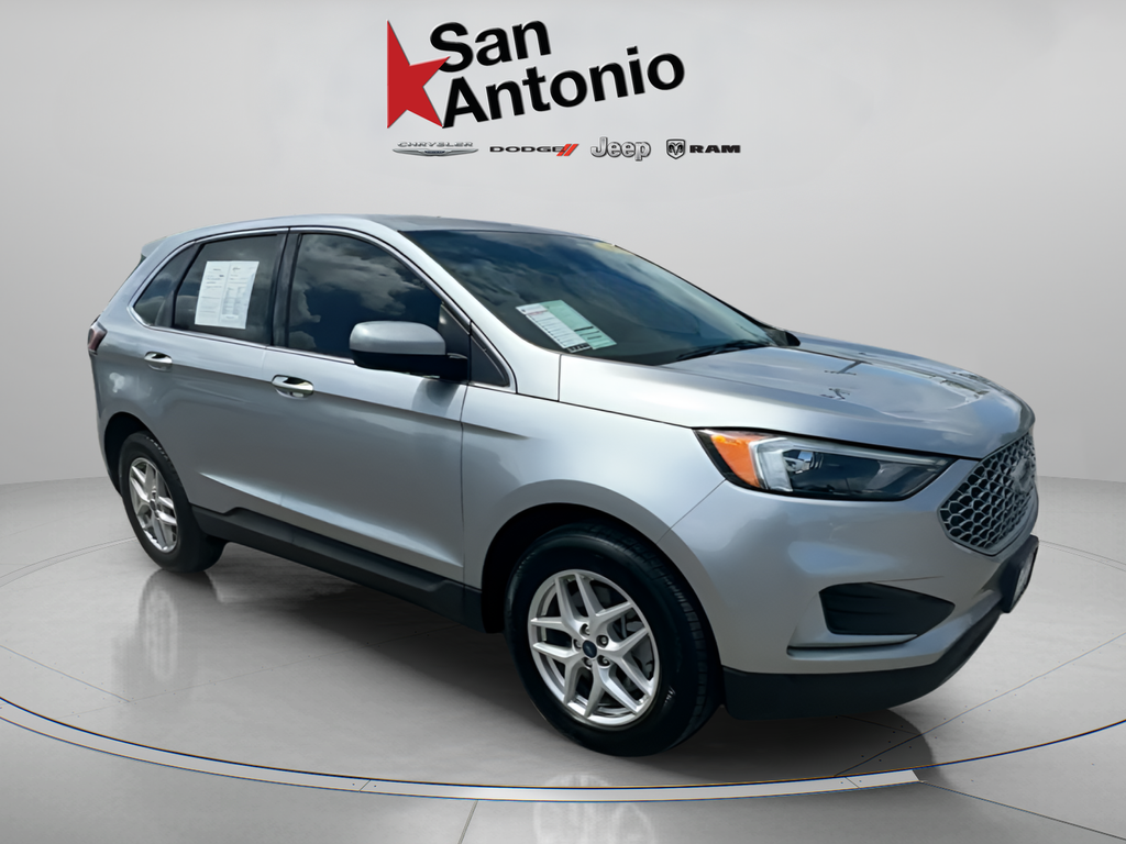 Silver Metallic 2023 Ford Edge SUV / Crossover All-Wheel Drive 8-Speed Automatic