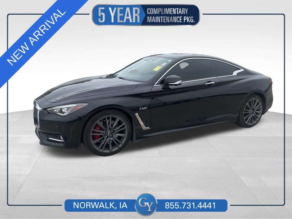 Black 2017 INFINITI Q60 Red Sport 400 Coupe AWD Coupe All-Wheel Drive 7-Speed Automatic