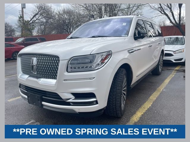White Platinum Clearcoat Metallic 2019 Lincoln Navigator L Reserve 4WD SUV / Crossover Four-Wheel Drive Automatic