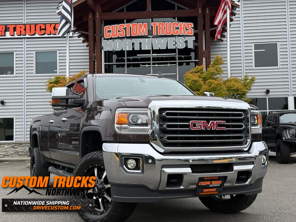 Mahogany Metallic 2016 GMC Sierra 3500HD Pickup Truck Four-Wheel Drive 6-Speed Automatic