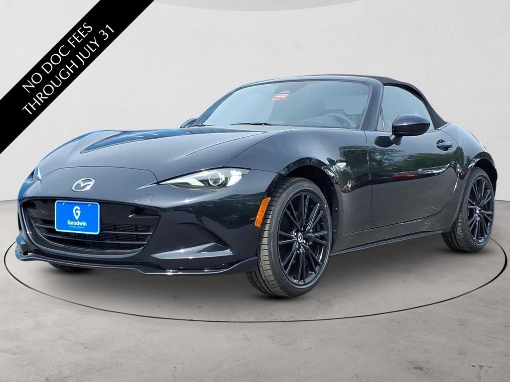 Jet Black 2026 Mazda MX-5 Miata Club RWD Convertible Rear-Wheel Drive 6-Speed Manual