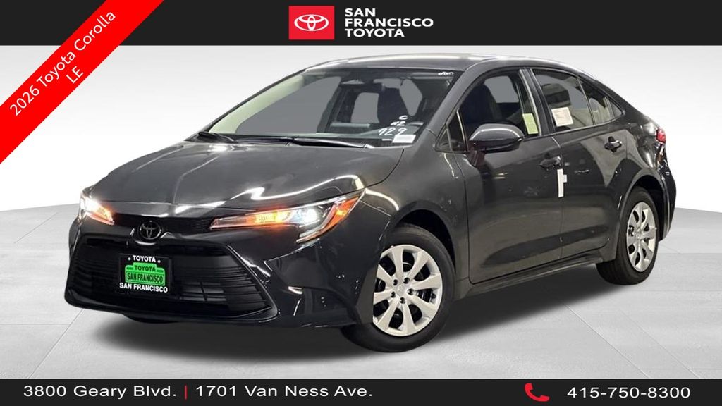 Underground 2026 Toyota Corolla Sedan Front-Wheel Drive Continuously Variable Transmission