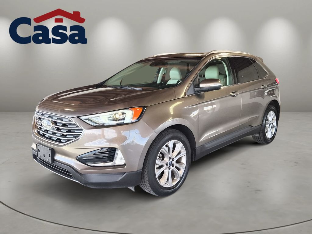 Stone Gray Metallic 2019 Ford Edge SUV / Crossover All-Wheel Drive 8-Speed Automatic