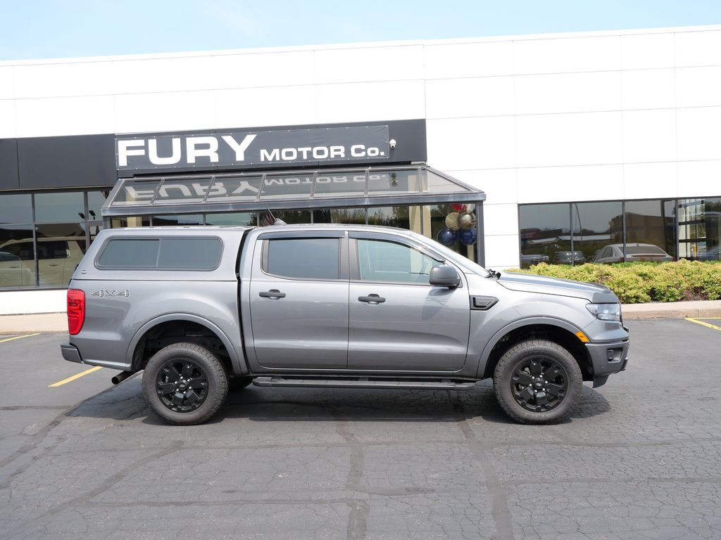 Gray 2021 Ford Ranger Pickup Truck Four-Wheel Drive Automatic