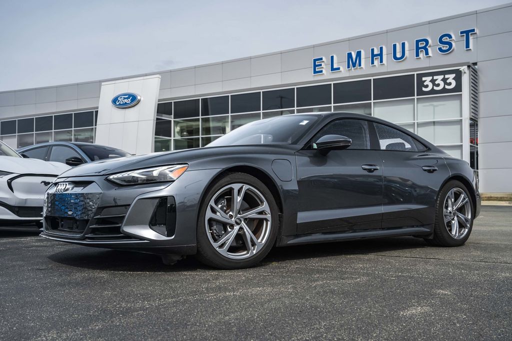 Daytona Gray Pearl 2024 Audi e-tron GT Sedan All-Wheel Drive 1-Speed Automatic