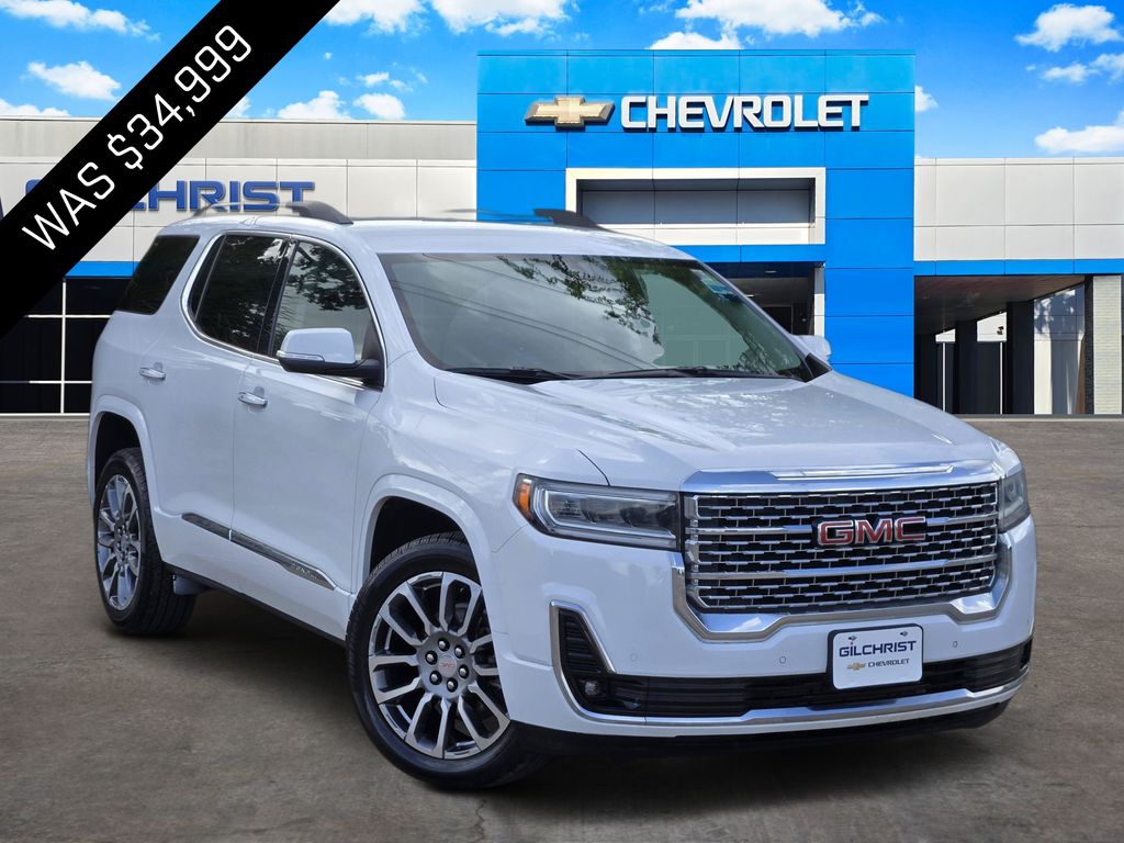 Summit White 2023 GMC Acadia SUV / Crossover Front-Wheel Drive 9-Speed Automatic
