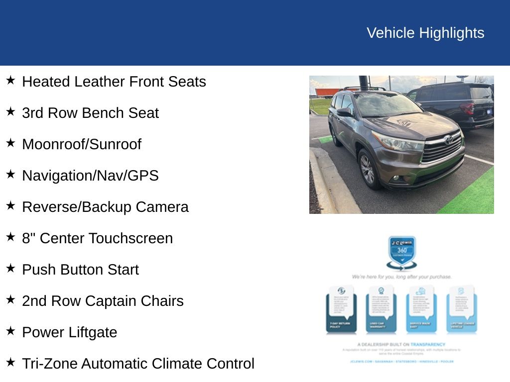 2015 Toyota Highlander XLE