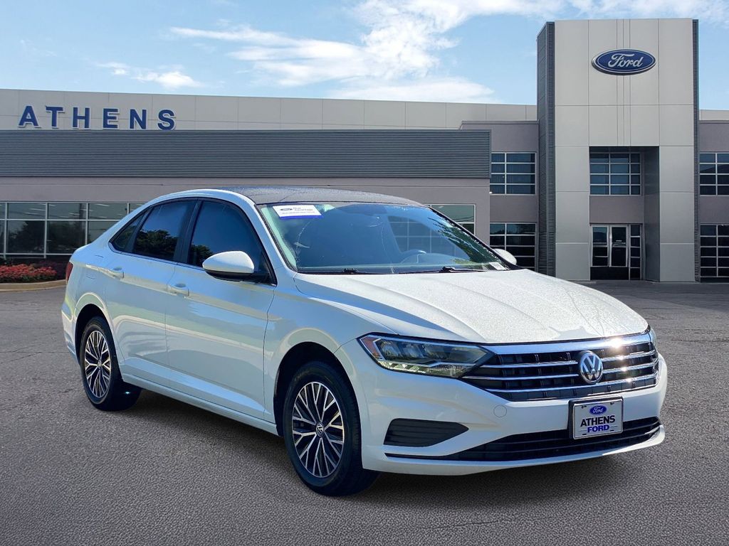 Pure White 2020 Volkswagen Jetta S FWD Sedan Front-Wheel Drive 8-Speed Automatic