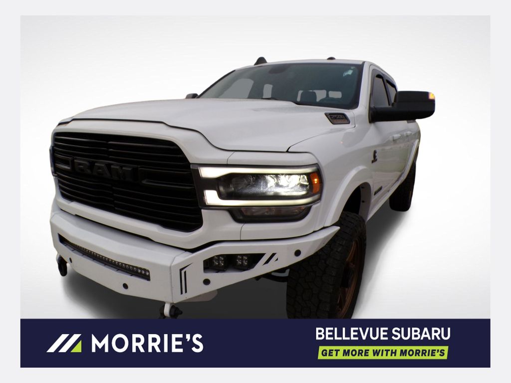 Bright White Clearcoat 2021 RAM 2500 Pickup Truck Four-Wheel Drive 6-Speed Automatic