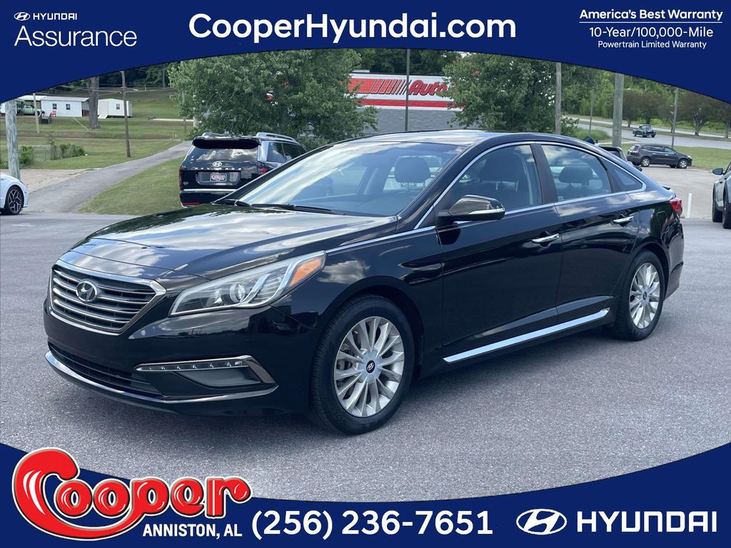 Phantom Black 2015 Hyundai Sonata Limited FWD Sedan Front-Wheel Drive 6-Speed Automatic