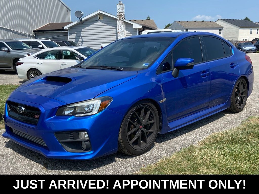 WR Blue Pearl 2017 Subaru WRX STI Sedan All-Wheel Drive 6-Speed Manual