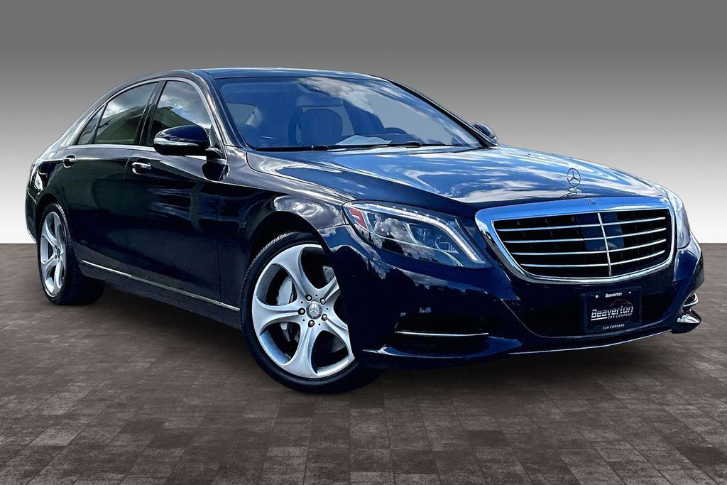 Lunar Blue Metallic 2014 Mercedes-Benz S-Class S 550 Sedan Rear-Wheel Drive 7-Speed Automatic