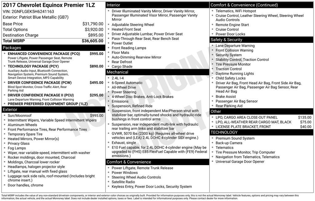 2017 Chevrolet Equinox Premier - Image 3