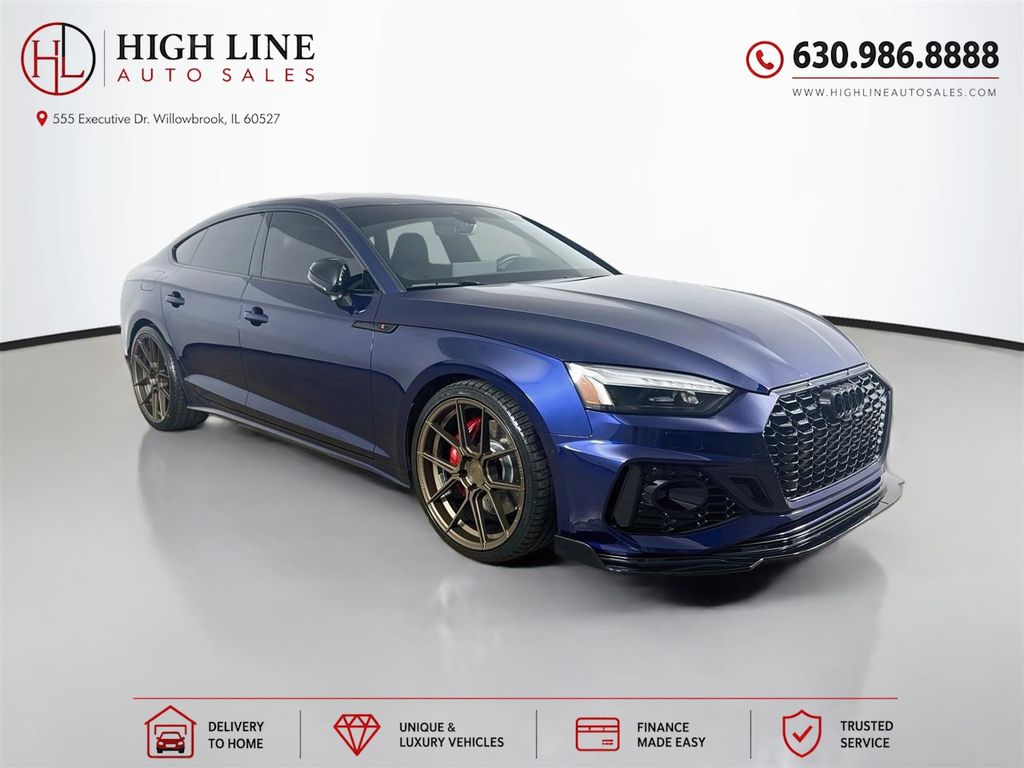 Navarra Blue Metallic 2022 Audi S5 Sportback Sedan All-Wheel Drive 8-Speed Automatic